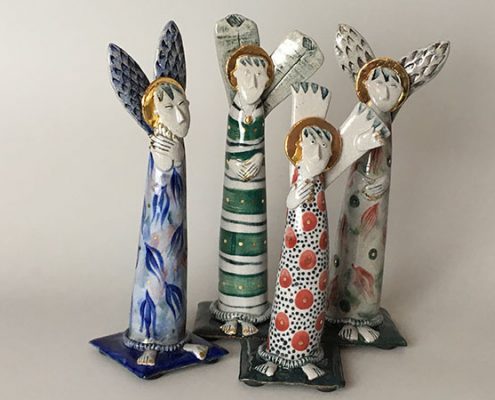 Group of Angels | Helen Martino Pottery | Cambridge Potter