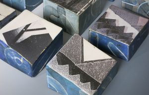 Sea Wall Square Blocks | Helen Martino Pottery | Cambridge Potter