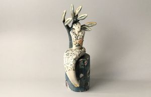 Her Bunch of Flowers | Helen Martino Pottery | Cambridge Potter