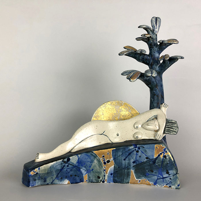 Pyramid Gallery York 2020 | A Peaceful Moment In The Sun Helen Martino Ceramics | Potter | Cambridge