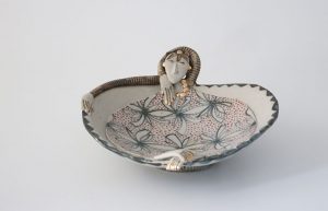 Flowery Dishy Lady | Helen Martino Pottery | Cambridge Potter