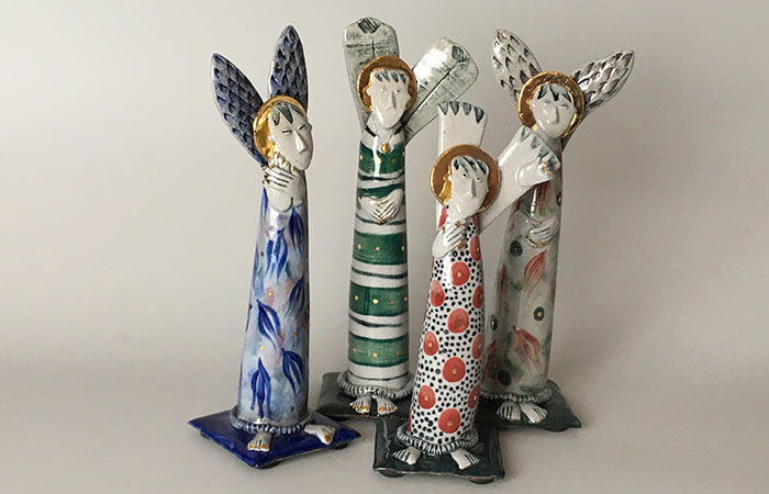 Group of Angels | Helen Martino Pottery | Cambridge Potter