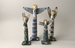 Group of Angels | Helen Martino Pottery | Cambridge Potter