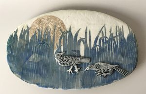 Hiding in the Grasses | Helen Martino Pottery | Cambridge Potter