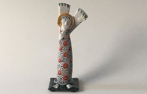 Angel waving | Helen Martino Pottery | Cambridge Potter